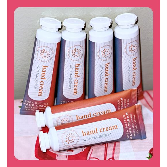 Bath & Body Works 1 fl oz Shea Butter Hand Cream with Magnesium 6 pcs - Picture 1 of 4